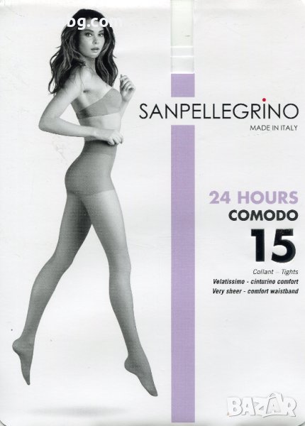 Чорапогащник SANPELLEGRINO COMODO 15 DEN, снимка 1