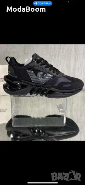 Emporio Armani черни мъжки маратонки , снимка 1