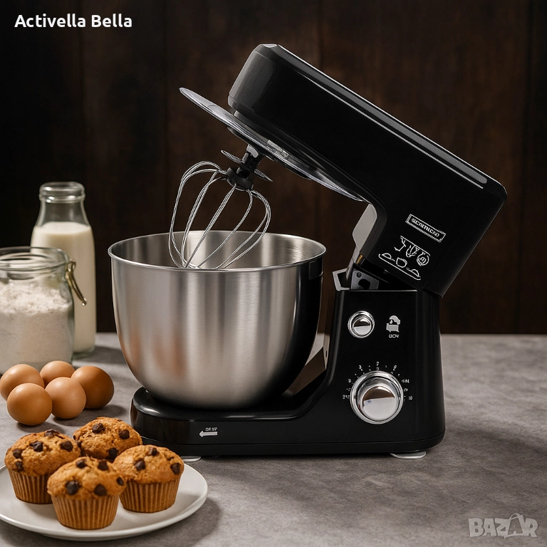 Планетарен кухненски миксер Royalty Line RL-PKM-700.472.2S, снимка 1