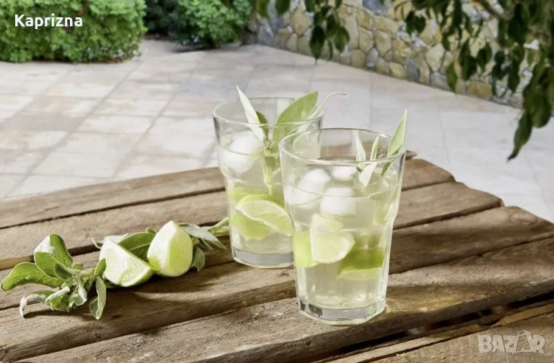 Стъклена чаша 430 мл, снимка 1