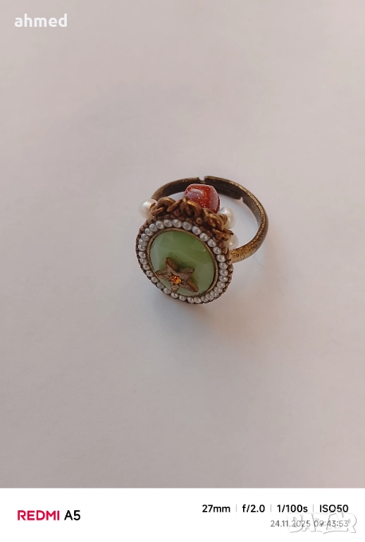 Стар дамески пръстен, снимка 1