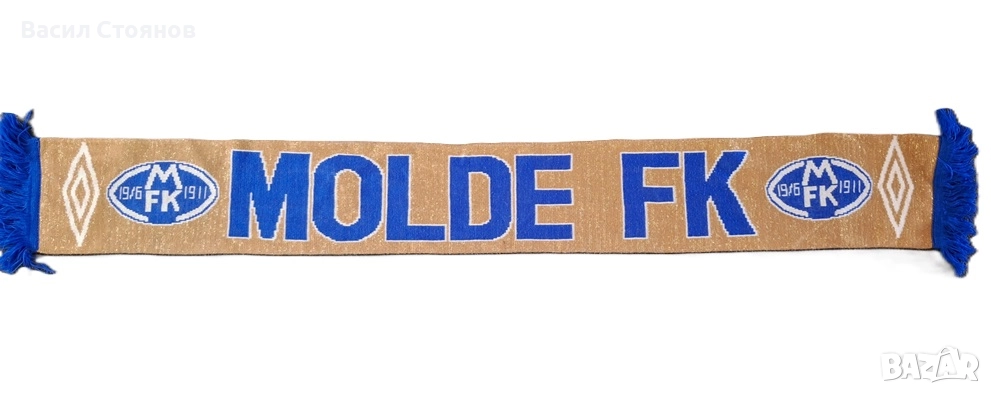 Mьолде ФК / Мolde FK (Norway) - юбилеен шал 100години, снимка 1
