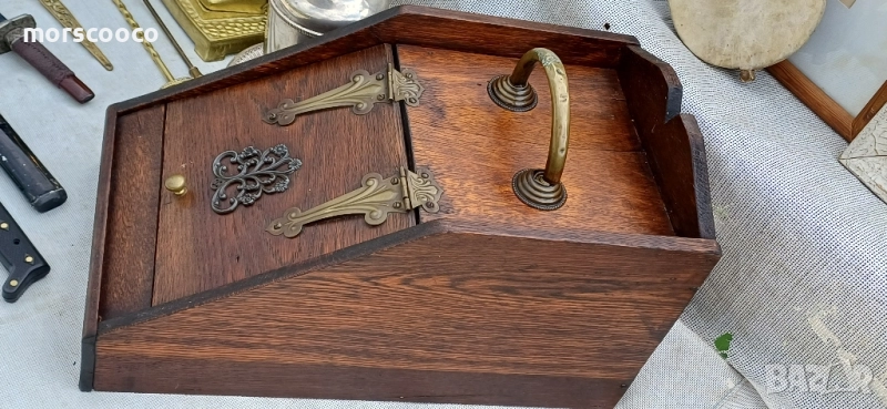 Старинен сандък за въглища , снимка 1