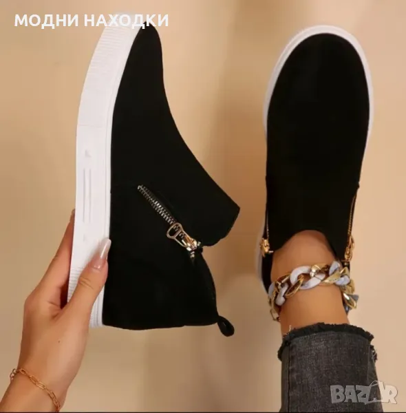 Лятни Мрежести Обувки на Платформа, снимка 1