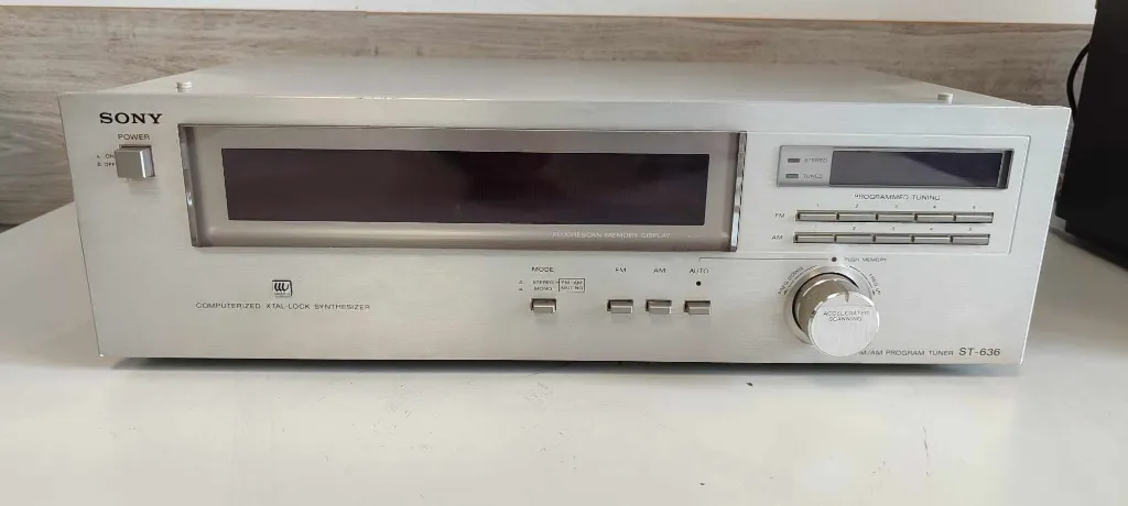 ST-636 Sony Tuner ソニー ラジオチューナー Tuners SONY ST-636 FM-AM