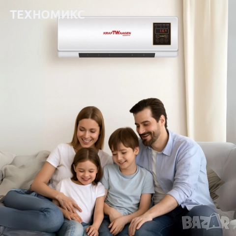 Стенна печка 3 в 1 – отопление и охлаждане за всяка стая, снимка 8 - Друга електроника - 51825663