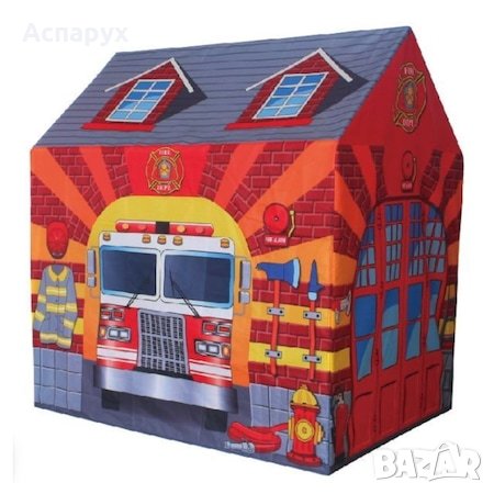 Детска палатка / къща за игра Пожарна станция, снимка 1 - Играчки за стая - 37901782