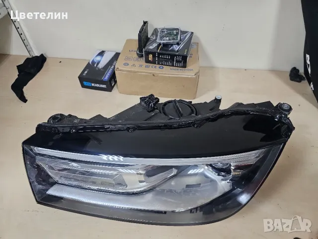 Ляв фар Audi Q5 lqv far ауди кю5, снимка 3 - Части - 50292593
