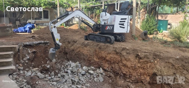 Услуги с мини багер -30лв на час, снимка 2 - Други услуги - 50550135