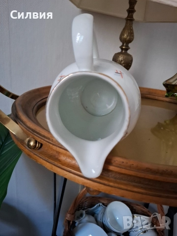 Кана, Ваза, ретро порцелан , снимка 6 - Други ценни предмети - 52790486