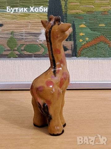 Авторска керамична фигура ,,Жирафче,,, снимка 4 - Статуетки - 42389781