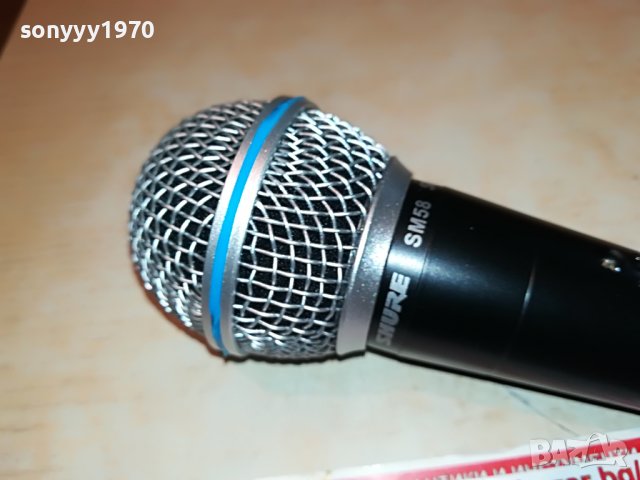 SHURE SM58 BLUE LINE 2806221257, снимка 8 - Микрофони - 37224260