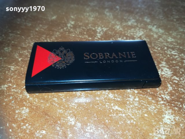 метална запалка-sobranie 0201211515, снимка 2 - Колекции - 31277843