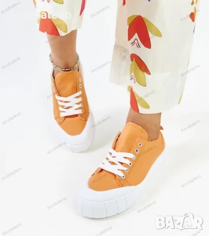 Дамски платнени маратонки Eduard, 6цвята , снимка 3 - Маратонки - 50416847