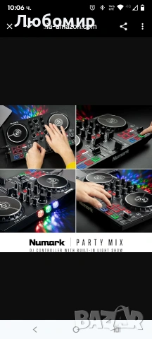 Numark Party Mix II DJ контролер със светлини, 2 дека, миксер, аудио интерфейс и Serato Lite , снимка 9 - Аудиосистеми - 53093279