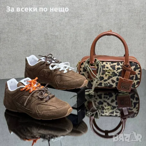 Miu Miu Дамски Маратонки👟Дамски Спортни Обувки Миу Миу - Налични Различни Цветове Код D2088, снимка 7 - Маратонки - 49409110
