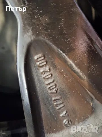 ОРИГИНАЛНИ АЛУМИНИЕВИ ДЖАНТИ МЕРЦЕДЕС CLA W177/ A B /Class  -5x112x66.6-17цола, снимка 7 - Гуми и джанти - 48624524