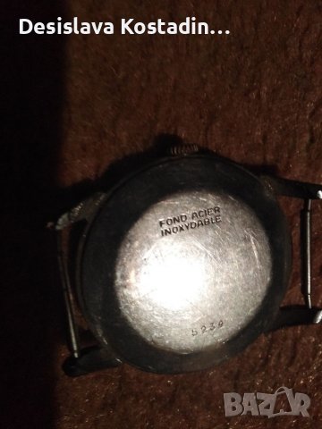 Стар Швейцарски ръчен механичен часовник TANIS, снимка 6 - Други - 23086445