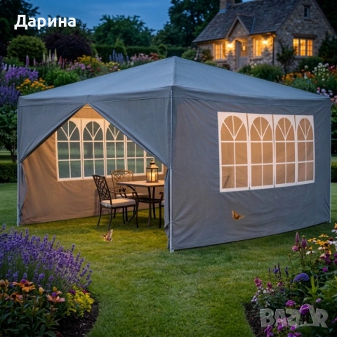 шатра водоустойчива4/3 метра, снимка 3 - Градински мебели, декорация  - 54330982