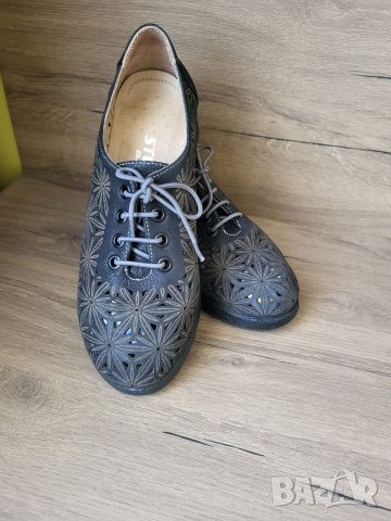 Нови обувки с перфорация естествена кожа , снимка 3 - Дамски ежедневни обувки - 38838163