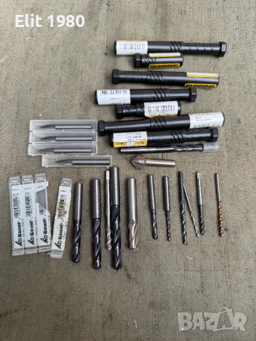 Продавам твърдосплавни свредла и райбери 