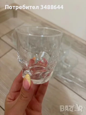 Стъклени чаши за алкохол 10 бр