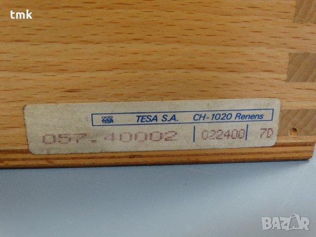 Измервателен уред TESA VERIBOR CH-1020, снимка 12 - Други машини и части - 29834993