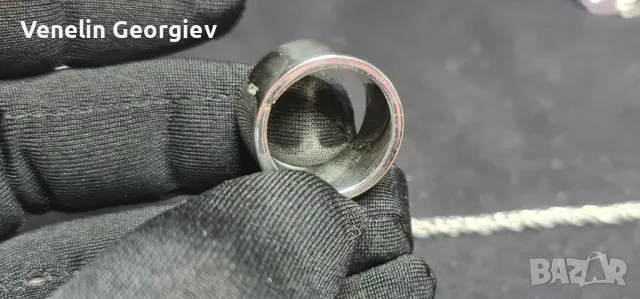 Дамски сребърни пръстени проба 925. Размер: 54-53, снимка 18 - Пръстени - 49829813