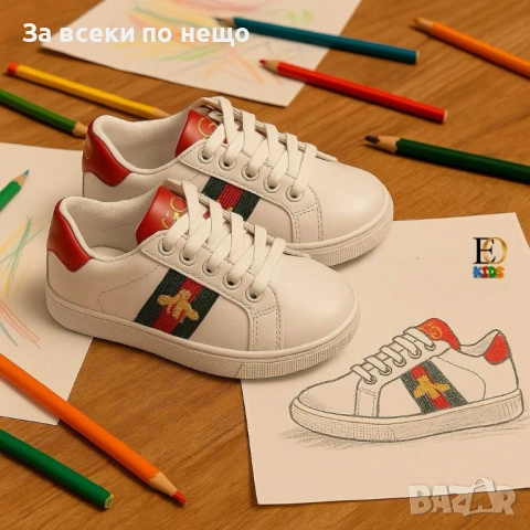 Gucci Детски Маратонки👟Детски Спортни Обувки Гучи - 3 Цвята Код SK6, снимка 3 - Детски маратонки - 52461664