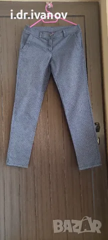 стилен панталон с ромбоиди, снимка 1