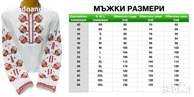 МЪЖКА РИЗА С БРОДИРАНА ШЕВИЦА - Модел 6, снимка 2 - Други - 45935349