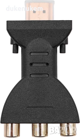 HDMI към AV адаптер с поддръжка до 1080P, снимка 2 - Кабели и адаптери - 53095587