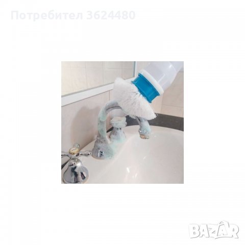 ЧЕТКА ЗА ПОЧИСТВАНЕ НА БАНЯ SPIN SCRUBBER - ЕЛЕКТРИЧЕСКА, снимка 9 - Други стоки за дома - 40040007