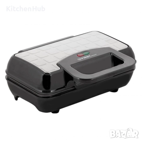 Уред за гофрети с мощност 700W, незалепваща повърхност, защита от изтичане FIRST