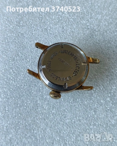 Немски Винтидж дамски часовник ZentRa Automatic. Позлатен 20MK.Работи перфектно ! , снимка 4 - Дамски - 54321121