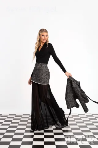 Блуза NERO SPETTACOLARE, снимка 3 - Блузи с дълъг ръкав и пуловери - 48782562