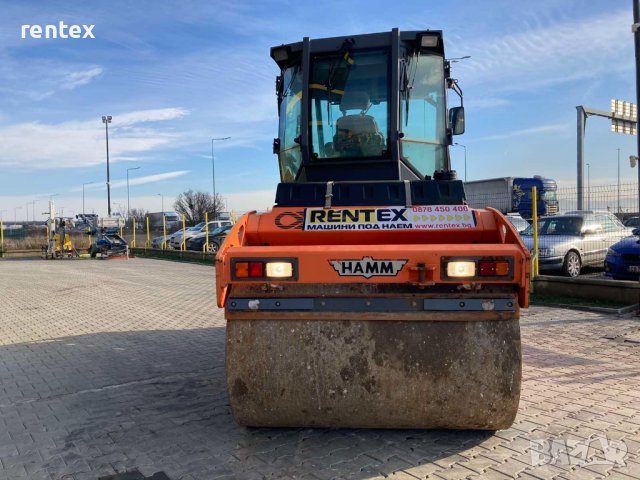 Двубандажен валяк 8000кг Hamm HD75 ПОД НАЕМ от Рентекс, снимка 3 - Индустриална техника - 39073166