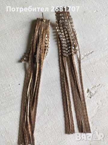 Ретро обици позлатени, снимка 2 - Антикварни и старинни предмети - 39647008