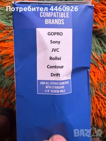 Go Pro държач вендуза  за екшън камера, снимка 3 - Чанти, стативи, аксесоари - 50186855