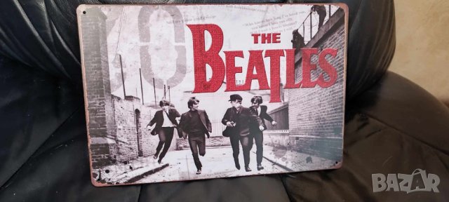 The Beatles-метална табела(плакет), снимка 5 - Китари - 42461760