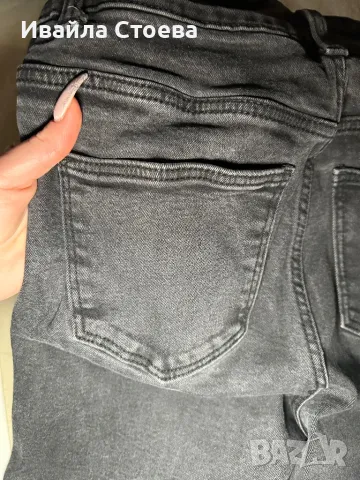 Черни дамски дънки, снимка 2 - Дънки - 48487398