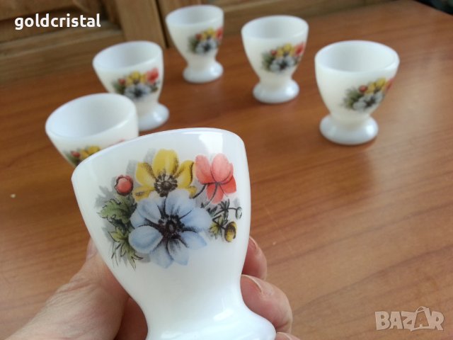 Френски аркопал коктиери чашки, снимка 2 - Антикварни и старинни предмети - 36614977