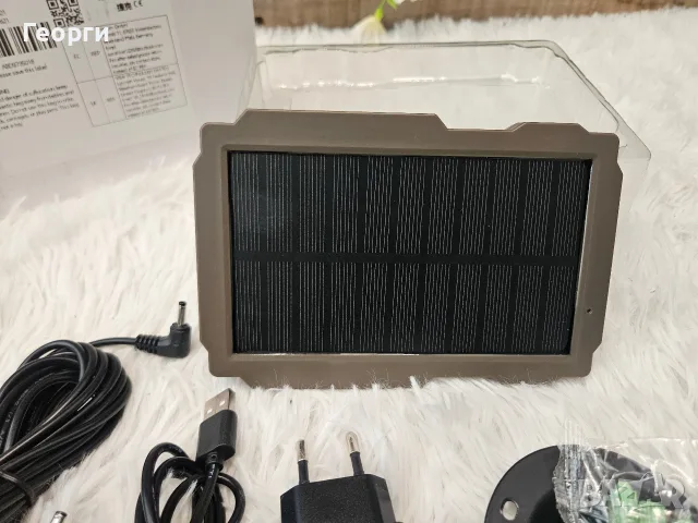 Универсален Соларен Панел за Ловна Камера 6V / 12V , снимка 2 - Комплекти за видеонаблюдение - 56524846