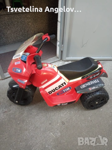 Продавам детски електрически мотор Ducati – много запазен и в отлично състояние.