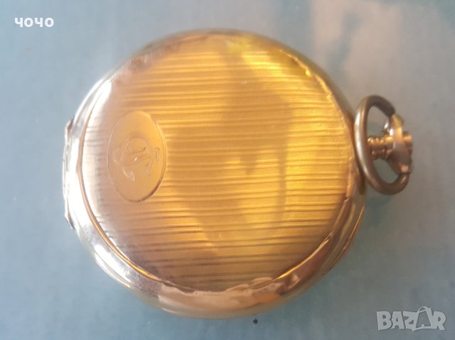 Златна каса 14 карата джобен часовник, снимка 2 - Джобни - 42262112