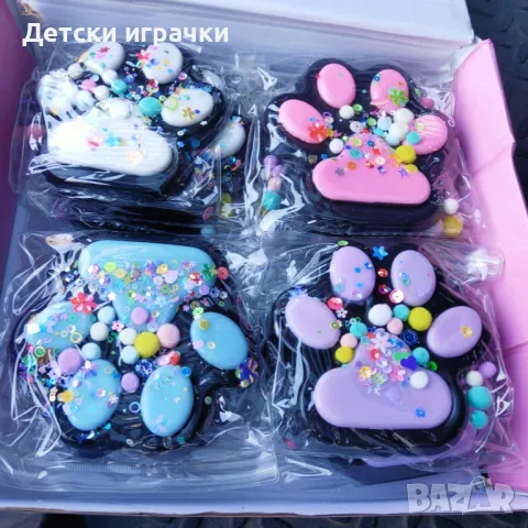 Скуиши Котешки лапички 13см, SQUISHY антистрес играчка 