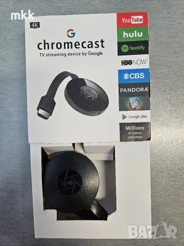 Chromecast Smart TV безжично свързване на телефон