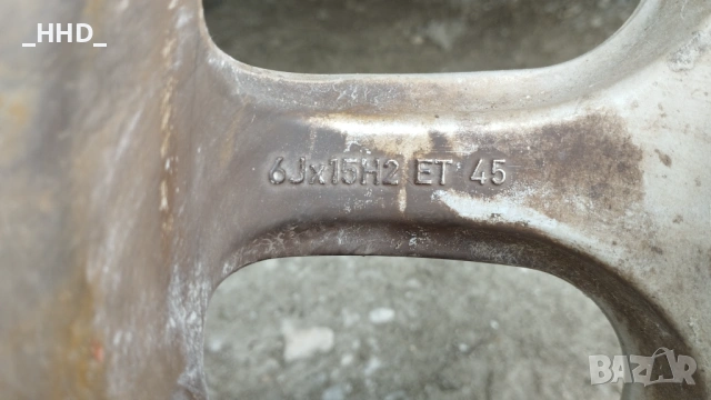 Алуминиеви джанти 5х114.3 15", снимка 3 - Гуми и джанти - 54045035