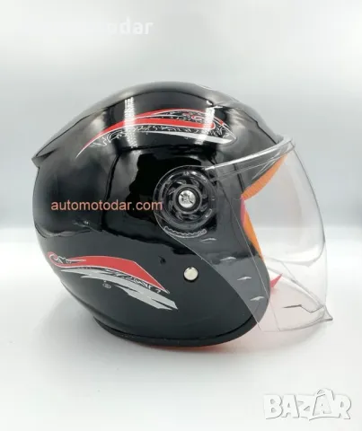 Отворена детска мото каска скутер мотопед, снимка 2 - Аксесоари и консумативи - 50007379