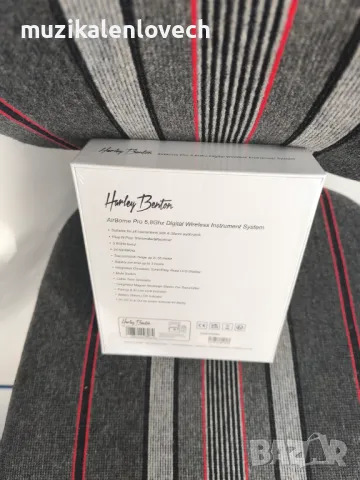 Harley Benton AirBorne Pro 5.8Ghz Instrument - безжична дистанционна система за китара/инструмент, снимка 5 - Китари - 48598035